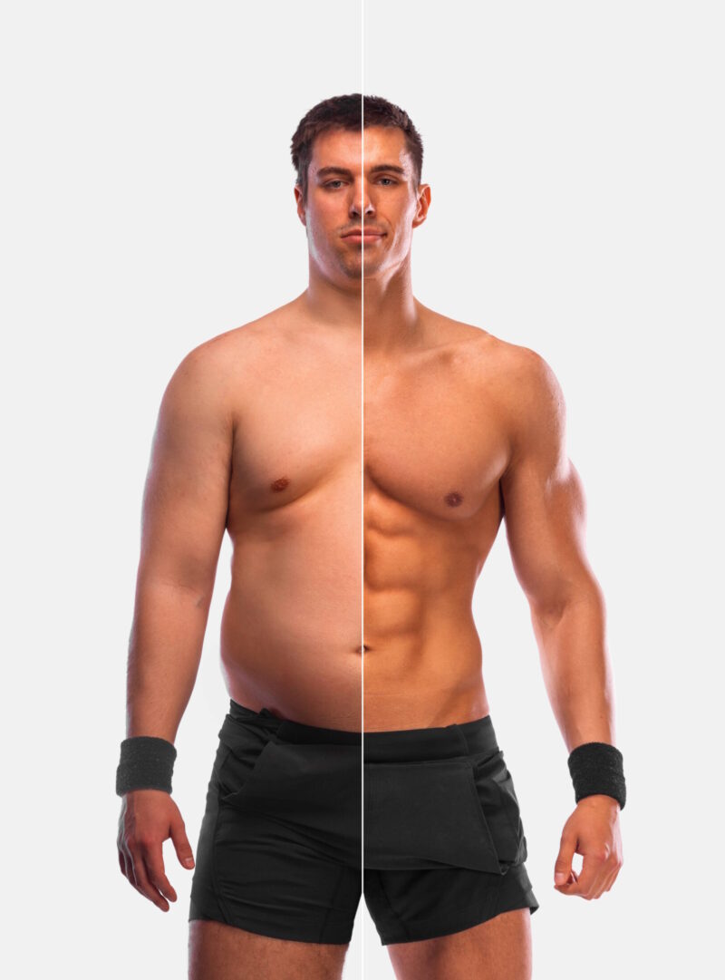 Awesome,Before,And,After,Weight,Loss,Fitness,Transformation.,The,Man